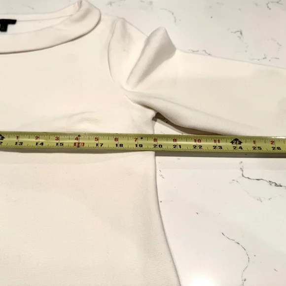 Talbots Cream Sabrina Portrait Collar Top - Picture 10 of 11